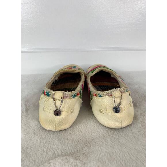 The Sak Womens Knitted Rainbow Striped Slip-On Loafers Size 6M - Picture 3 of 9